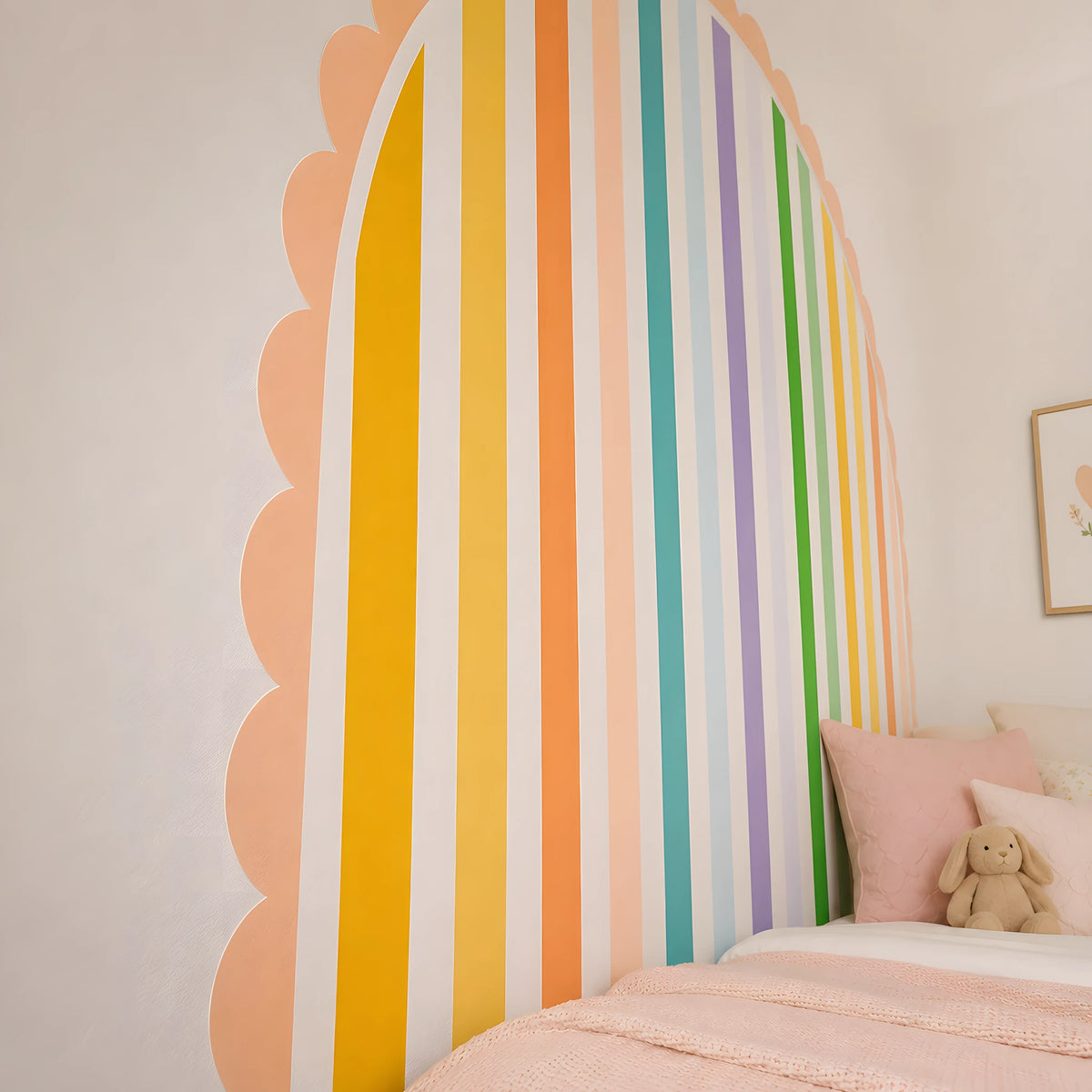 Sweet Pastel Rainbow Arch