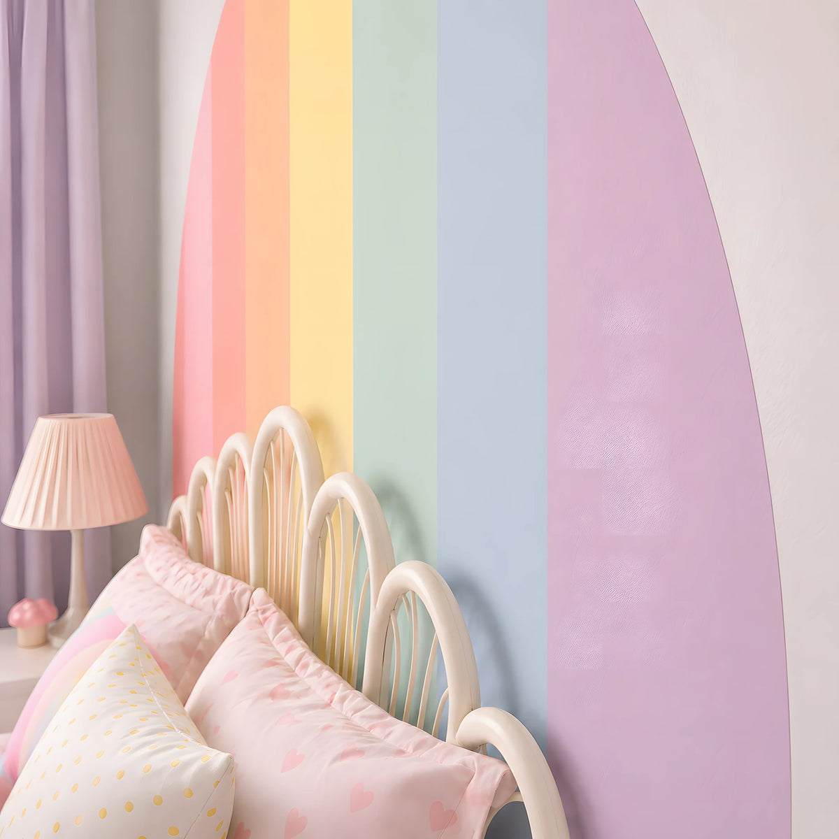 Muted Rainbow Arch Decal