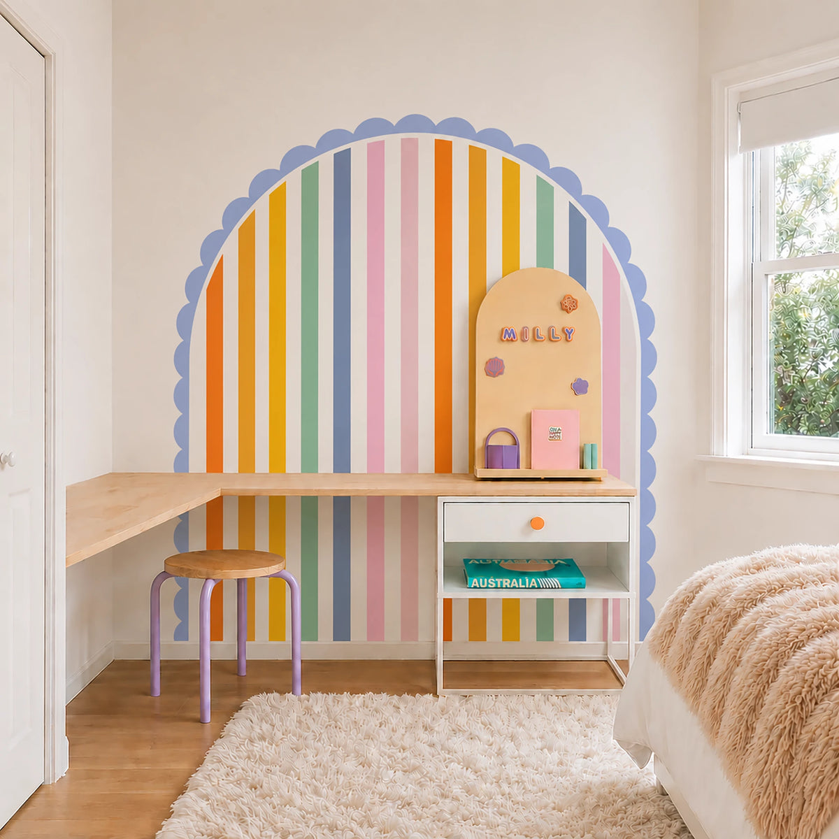 Sweet Pastel Rainbow Arch