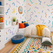 Abstract Squiggle Wall Decals