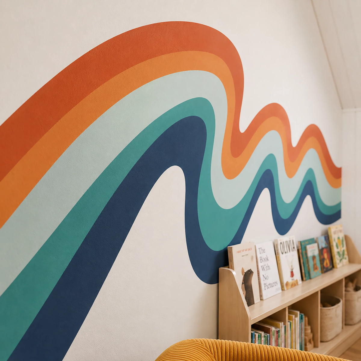 Groovy Wave Wall Decal