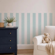 Scandi Hygge Half Wall Stripe Decals