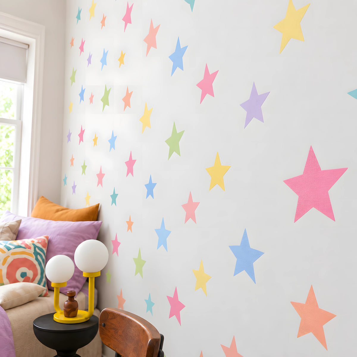 Colorful Star Wall Decals