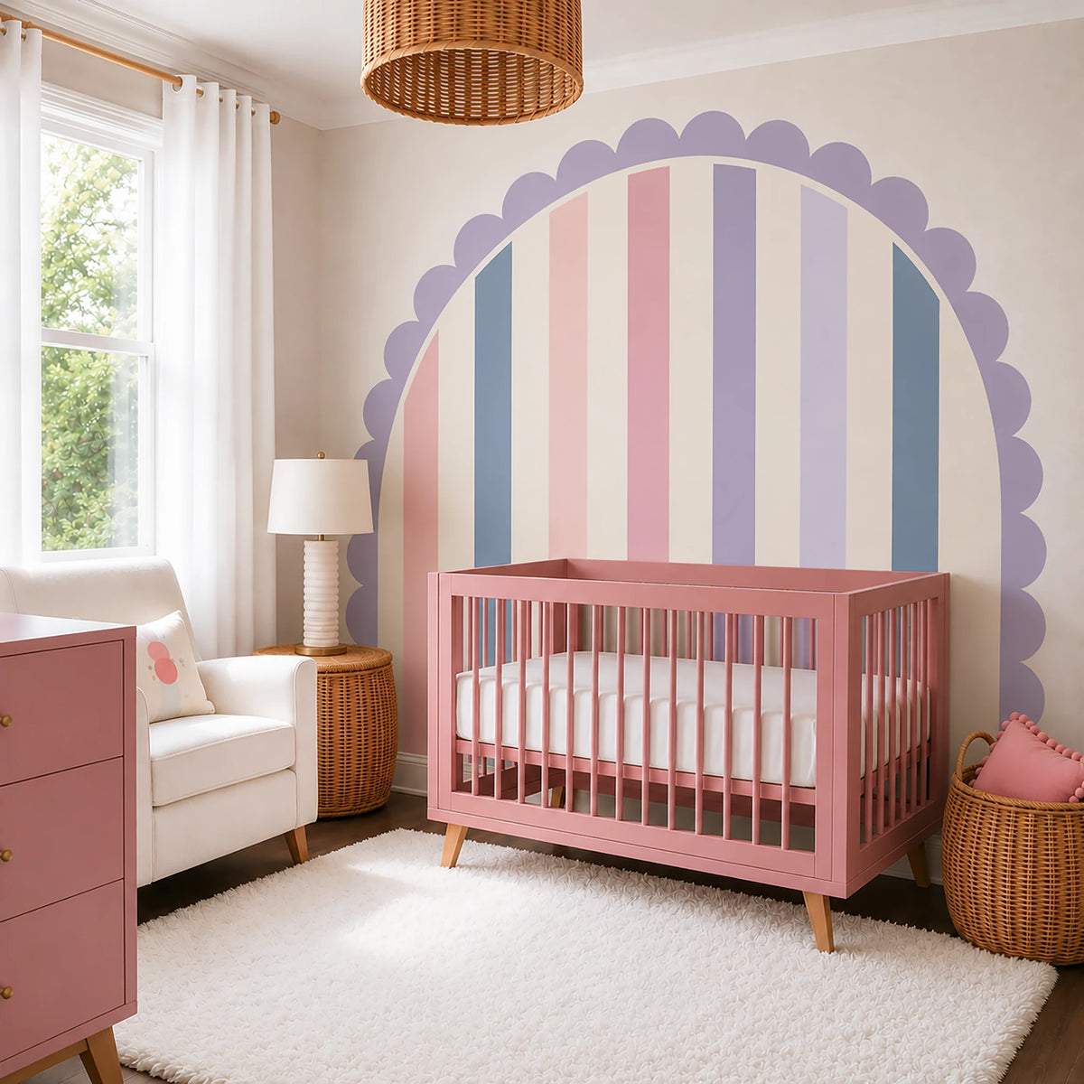 Cotton Candy Rainbow Arch