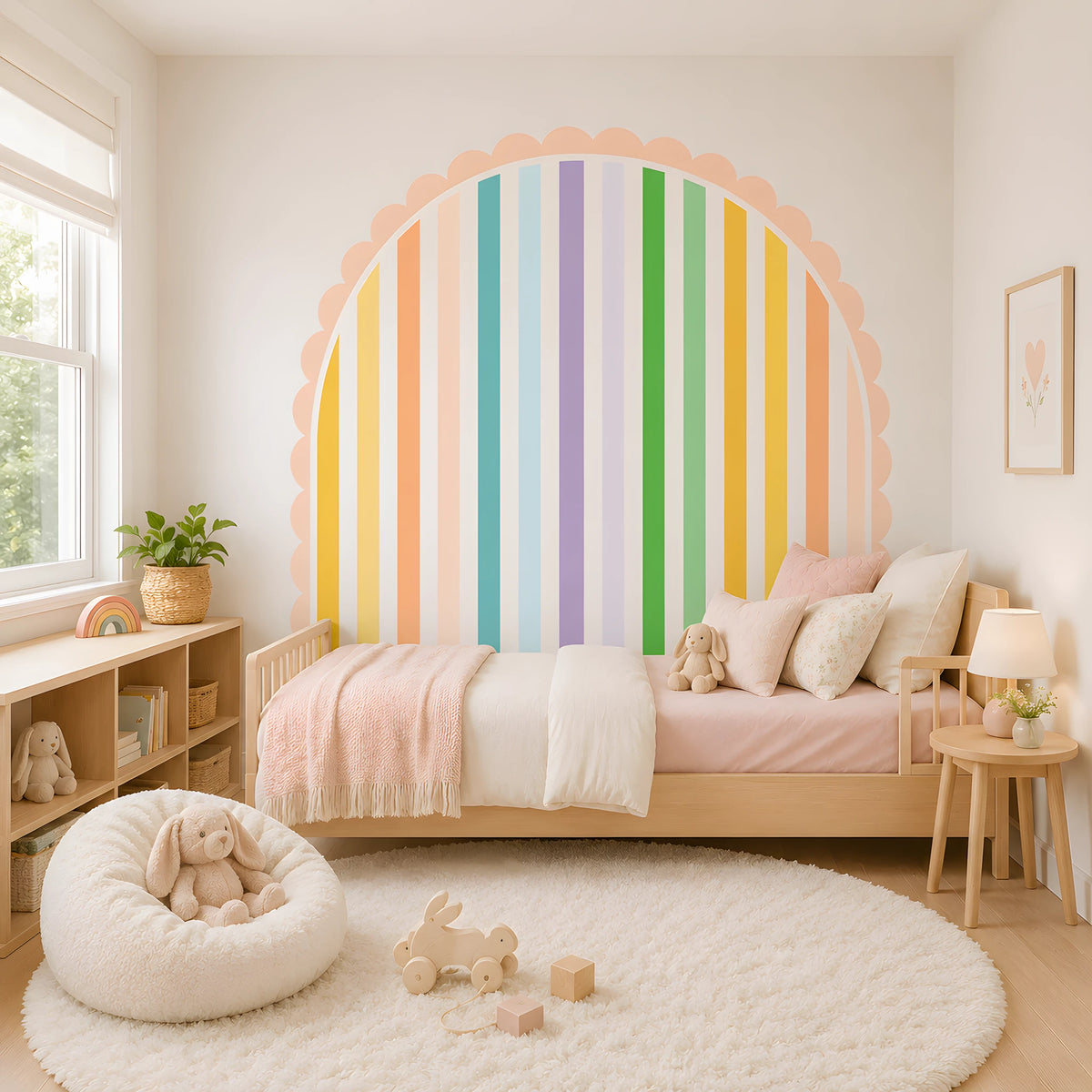 Sweet Pastel Rainbow Arch