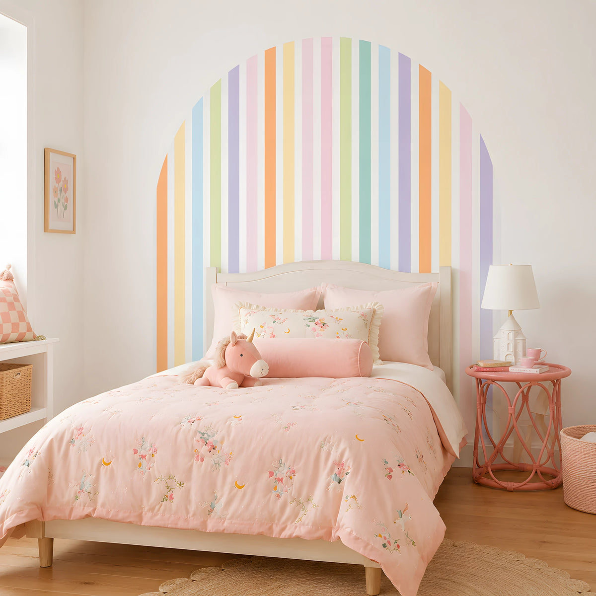 Sugar Rush Stripes Arch Wall Decal
